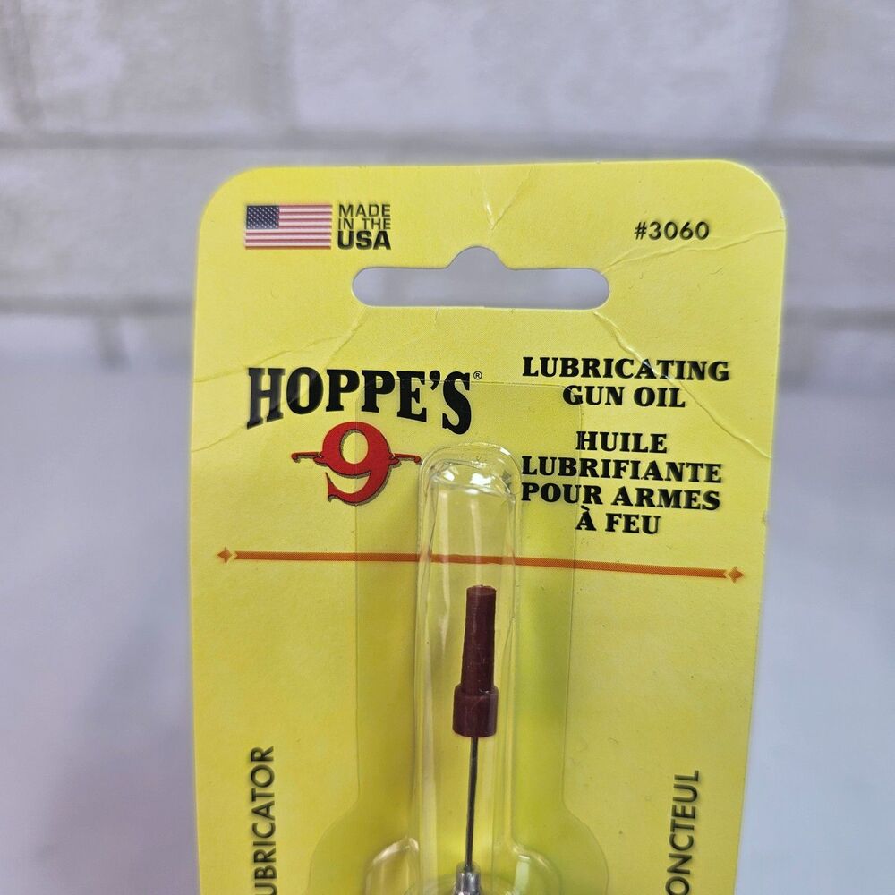 Hoppe's No. 9 Precision Lubricating Gun Oil 0.5 oz New Sealed Applicator - Picture 7 of 8